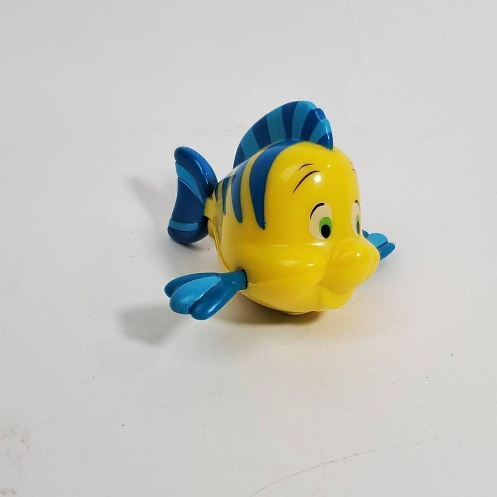 1996 Disney's The Little Mermaid Flounder Fish  McDonald's Happy Meal Toy